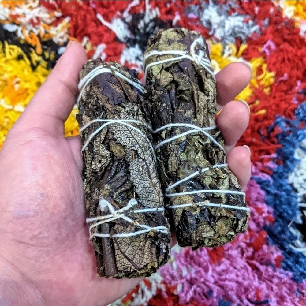 4 Inch Large Mugwort Black Sage Smudge Stick - Picture 4 of 4